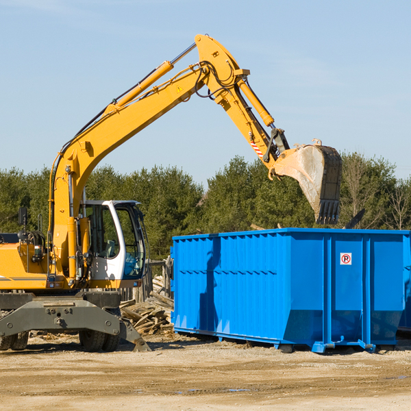 are there any restrictions on where a residential dumpster can be placed in Holton Kansas